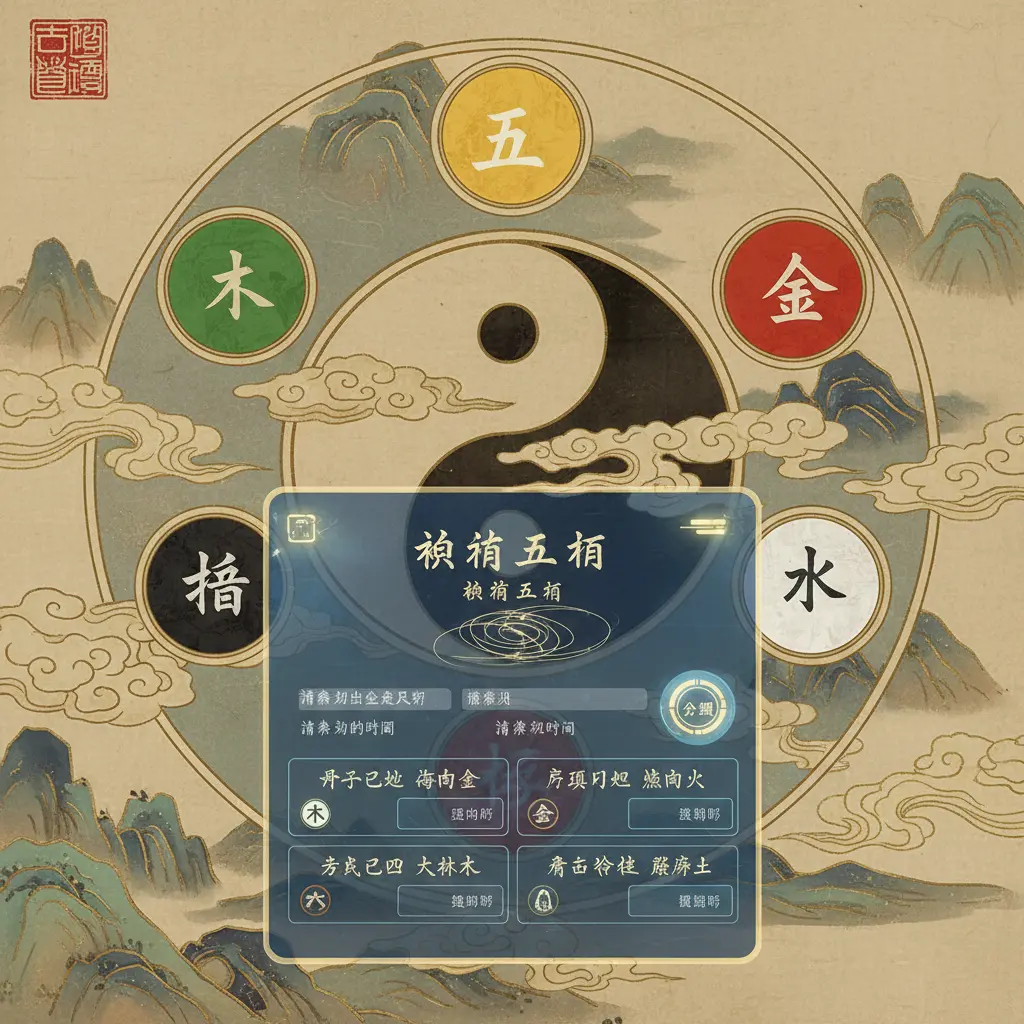 五行查詢 - 納音五行