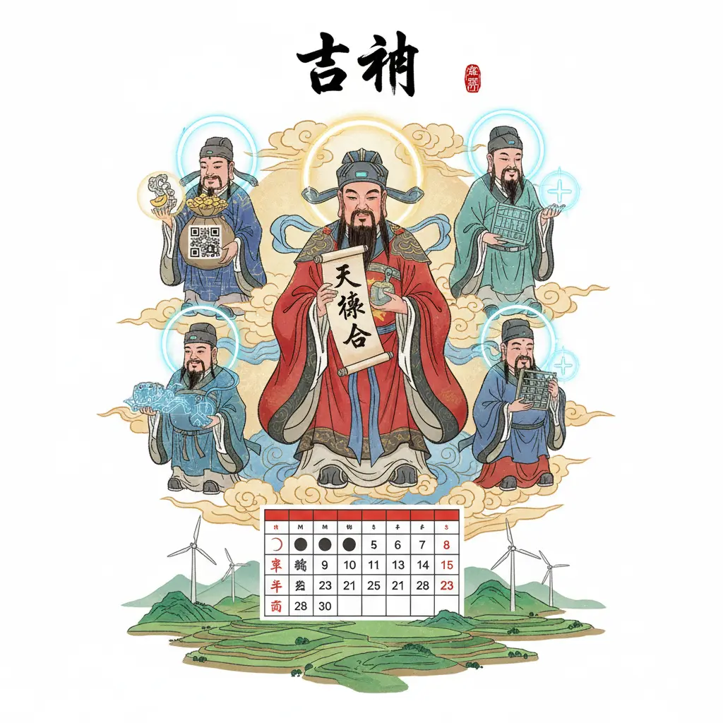 農民曆 - 吉神