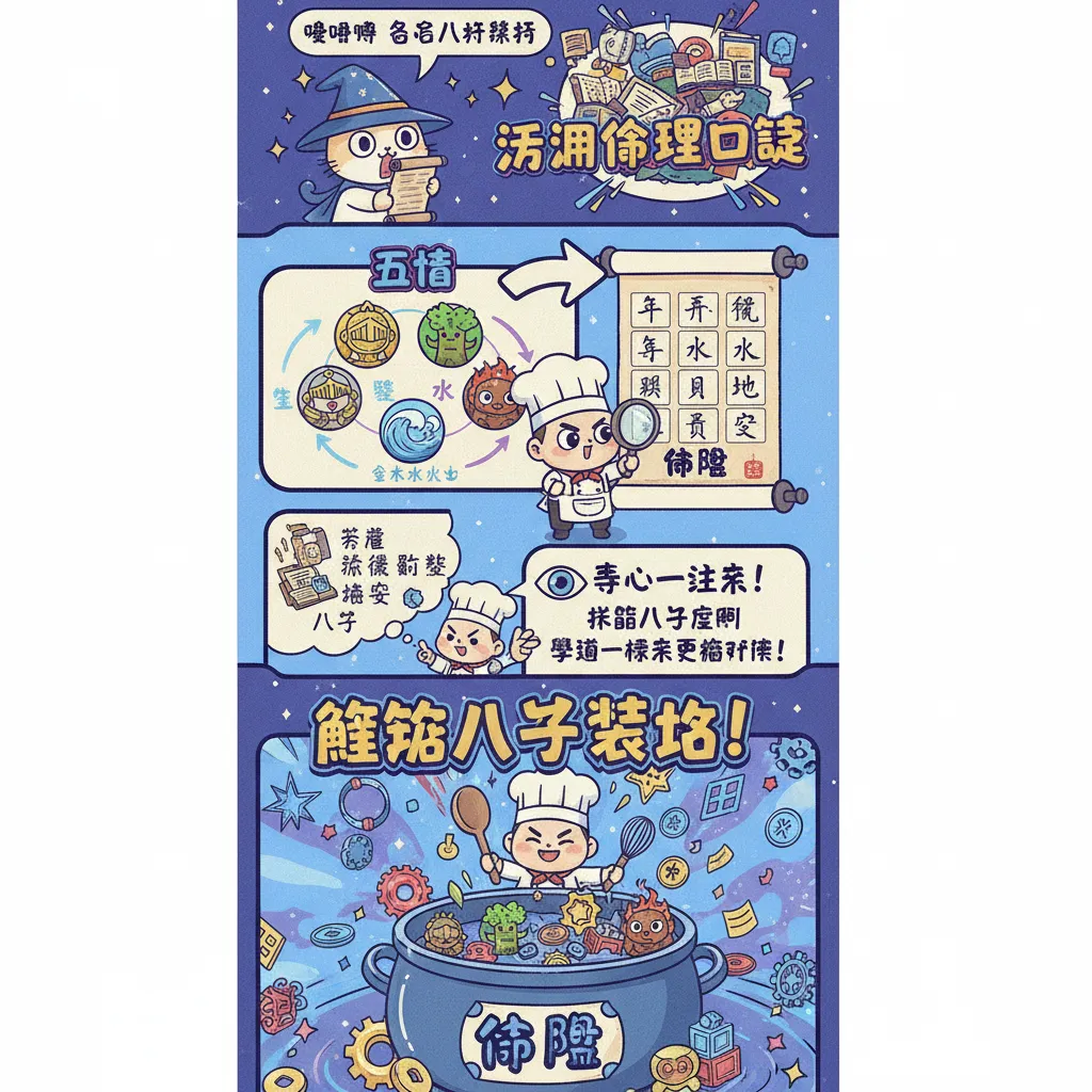 活用命理口訣：解構八字結構與五行生剋
