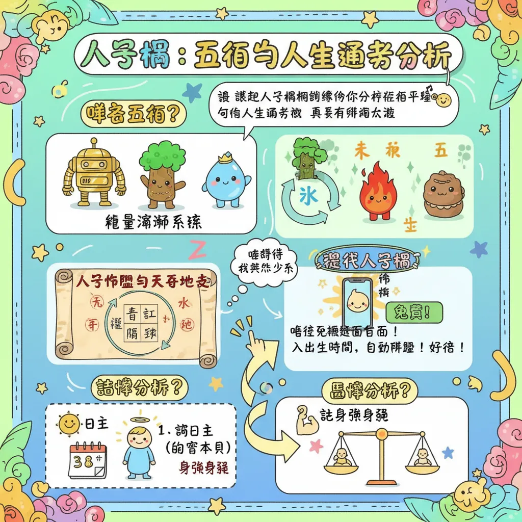 八字網點樣幫你分析五行平衡同人生運勢？