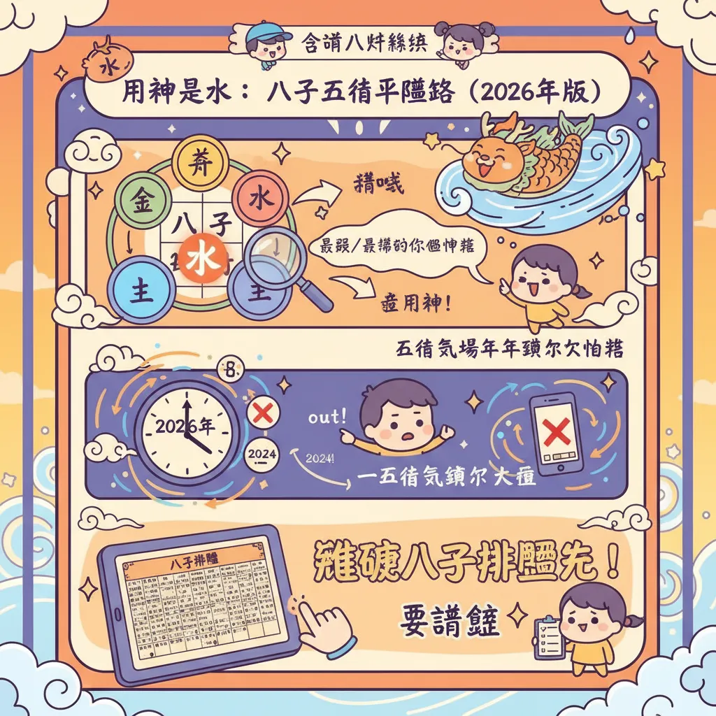 八字命理分析：點樣判斷用神是水同五行平衡？