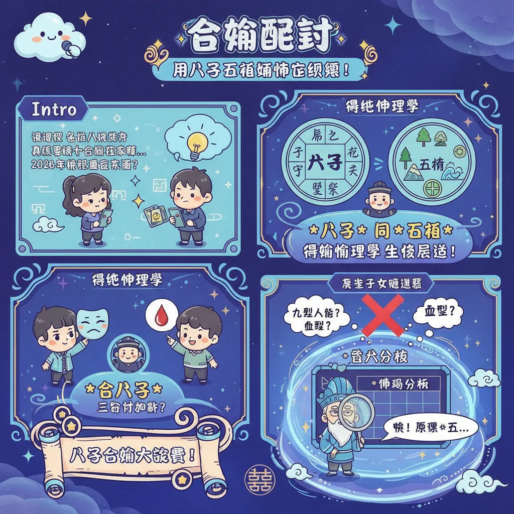 合婚配對必讀：點樣透過八字同五行平衡搵出命定另一半