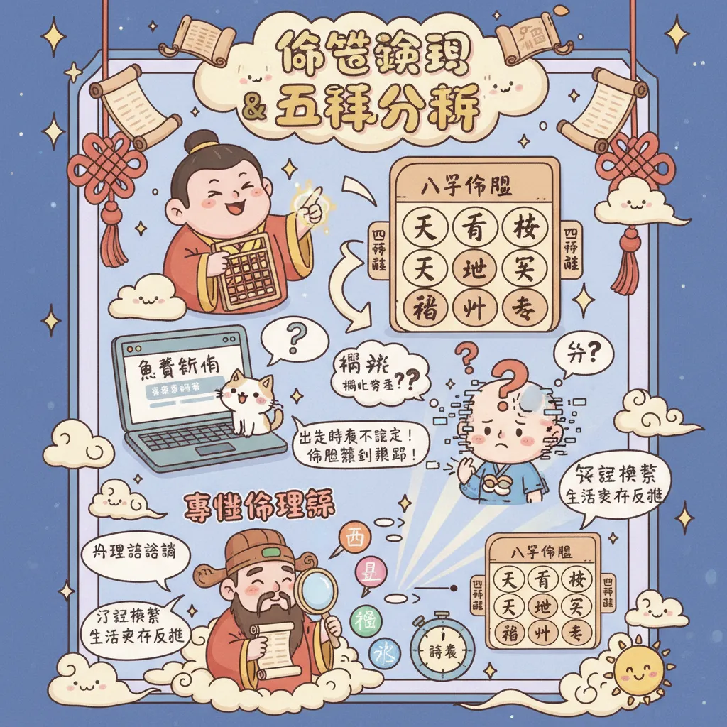 點樣透過八字命盤做命格查詢及五行分析？