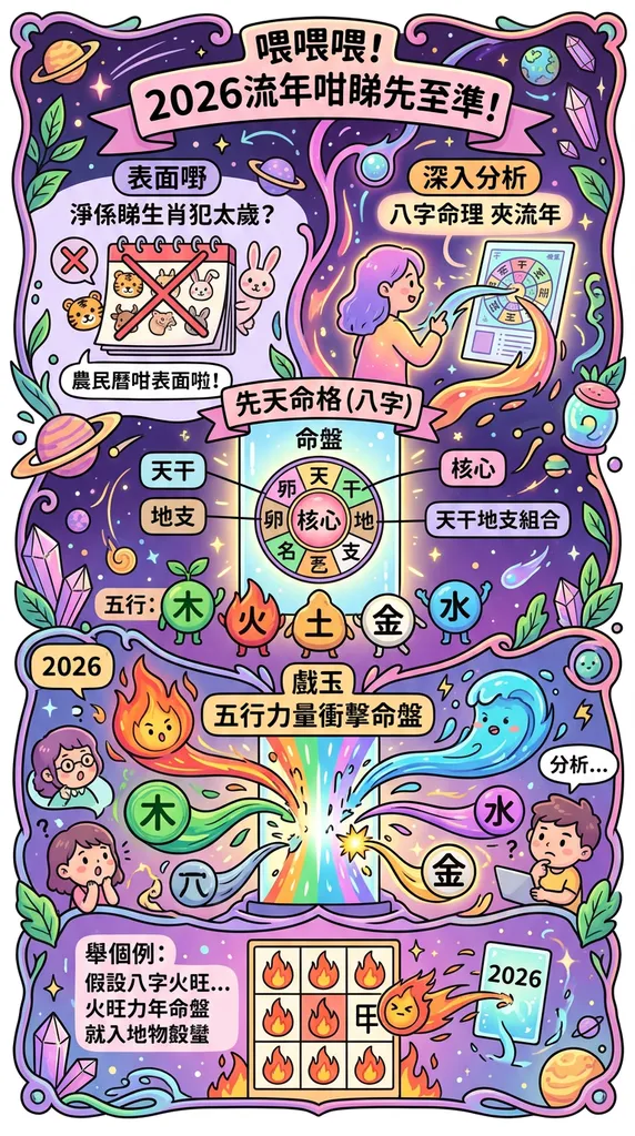 分析流年與八字命理，掌握2026趨吉避兇祕訣