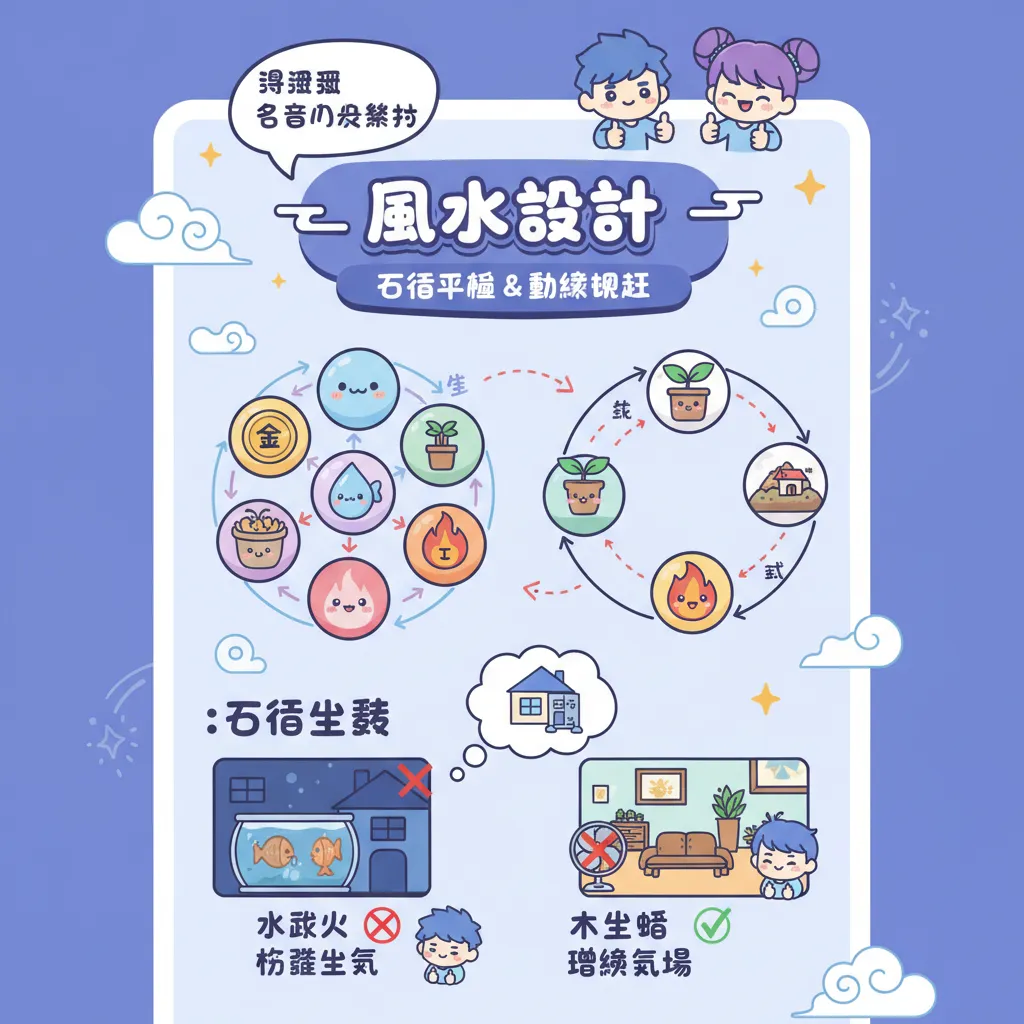 風水設計指南：五行平衡與動線規劃技巧