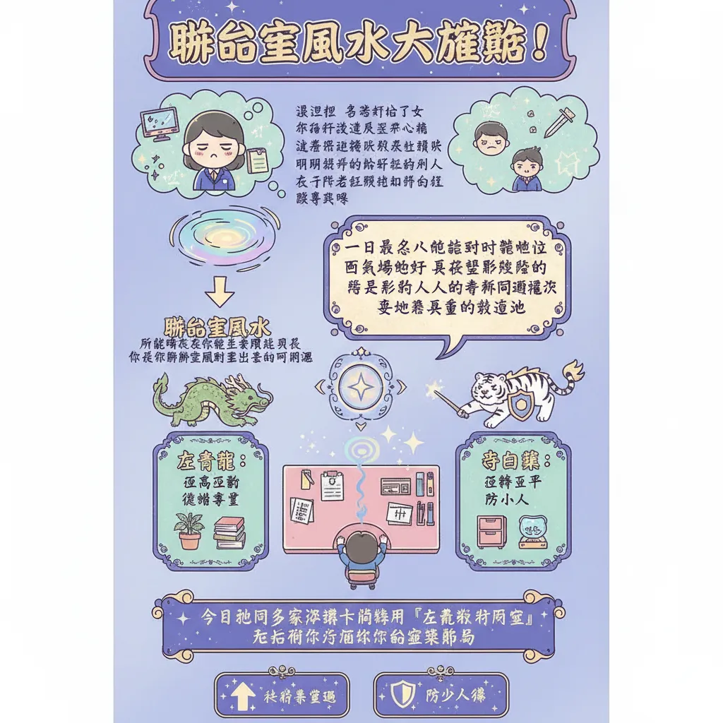 辦公室風水佈局：點樣靠左青龍右白虎提升職場運勢？