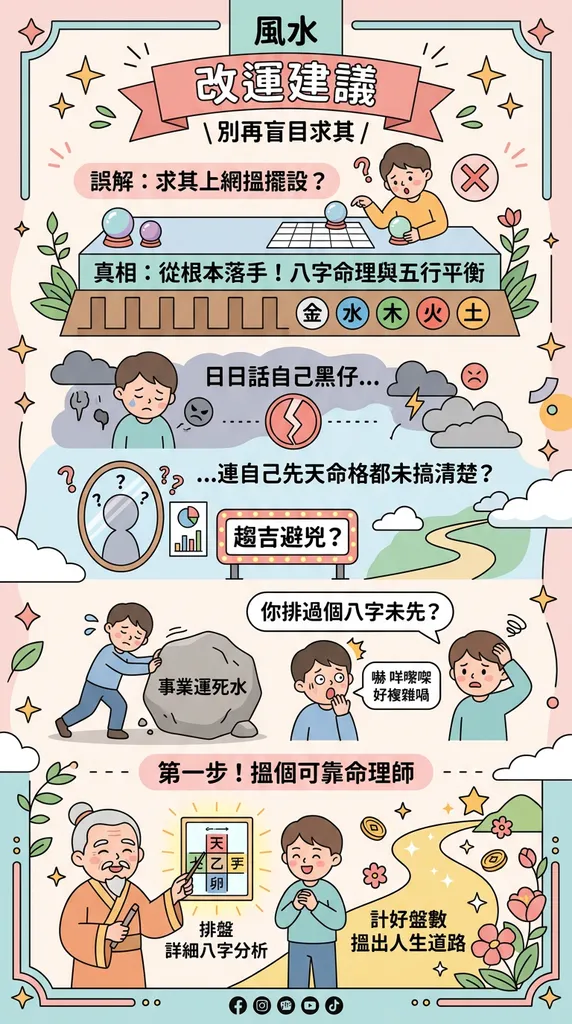 善用八字命理與五行平衡，搵出最啱你嘅改運建議