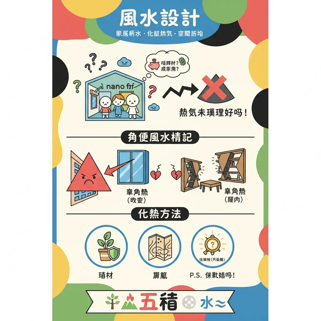 家居風水設計：化解煞氣與空間規劃佈局