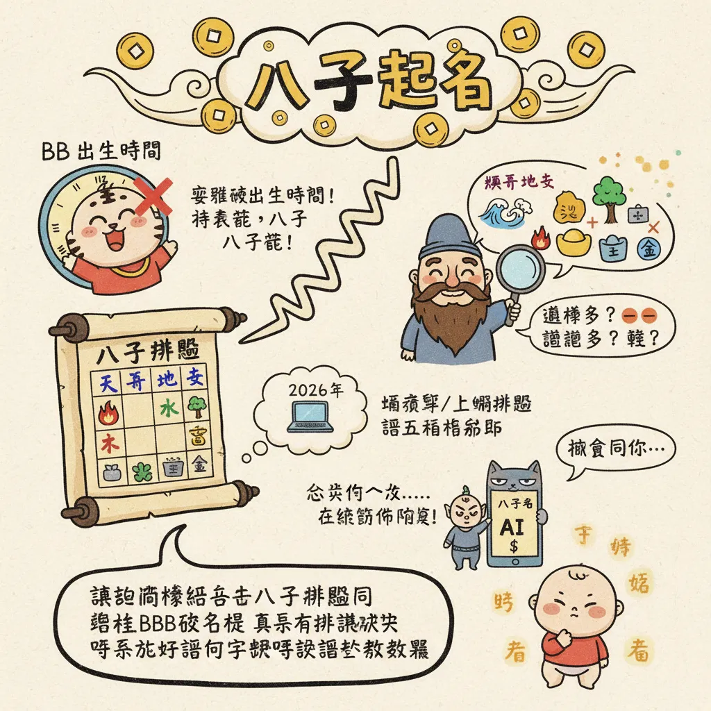 點樣結合八字排盤同姓名學為寶寶取名？