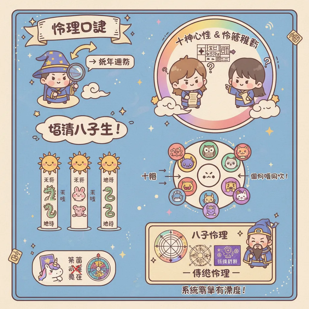 從命理口訣睇流年運勢：十神心性與命格推算