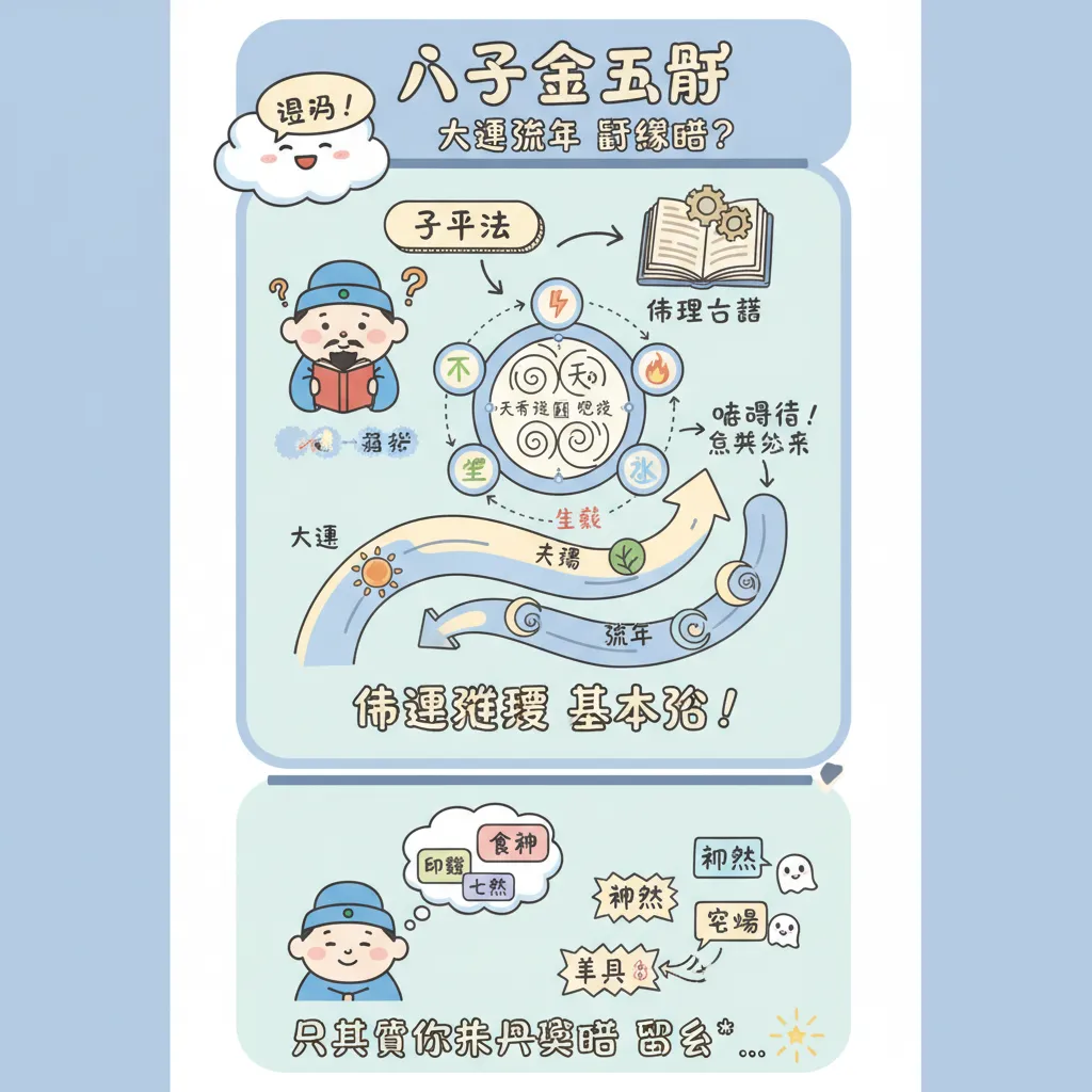 從八字金玉賦睇大運流年：點樣運用子平法預測個人運勢？