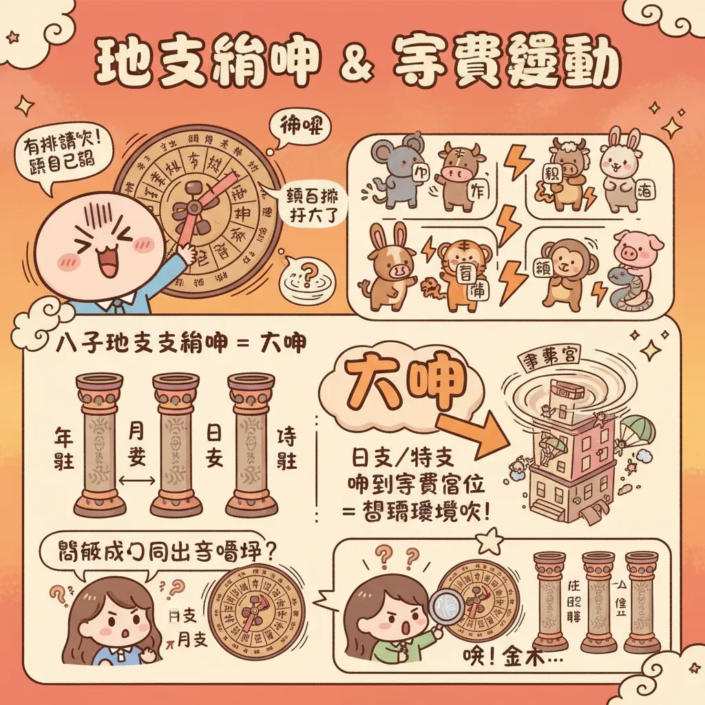 地支相沖與五行平衡：點樣化解命盤中嘅事業變動？