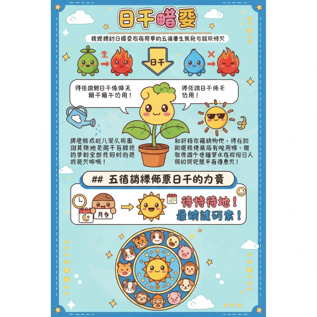 由五行生剋拆解日干旺衰與喜用神關係