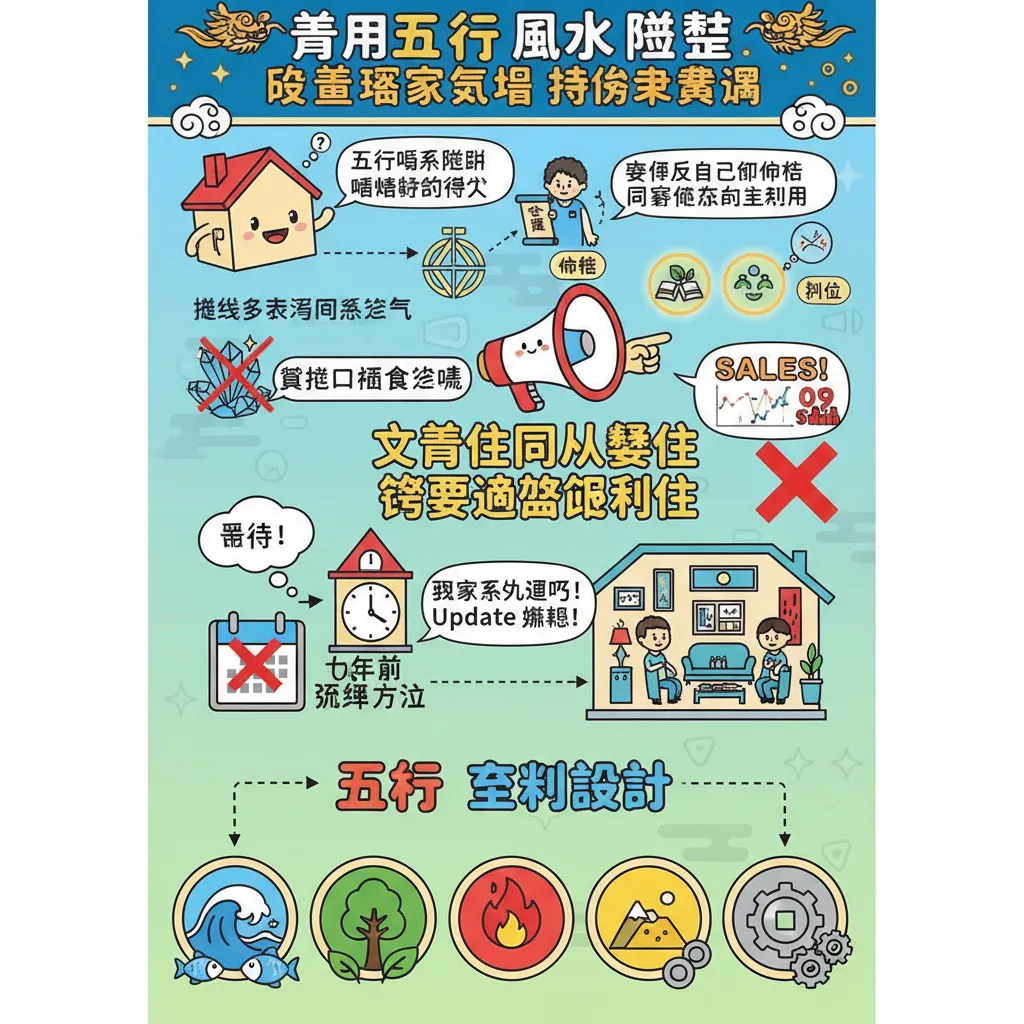 善用五行風水擺設，改善居家格局提升事業運