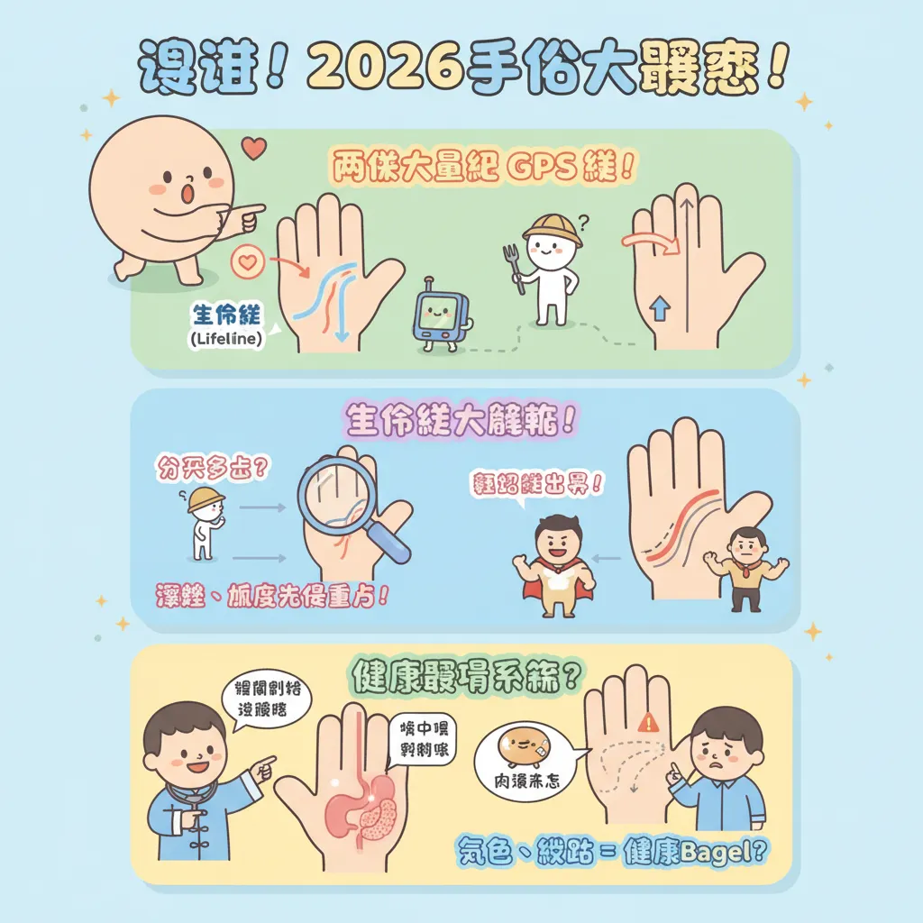 從生命線與事業線看2026年命理預測