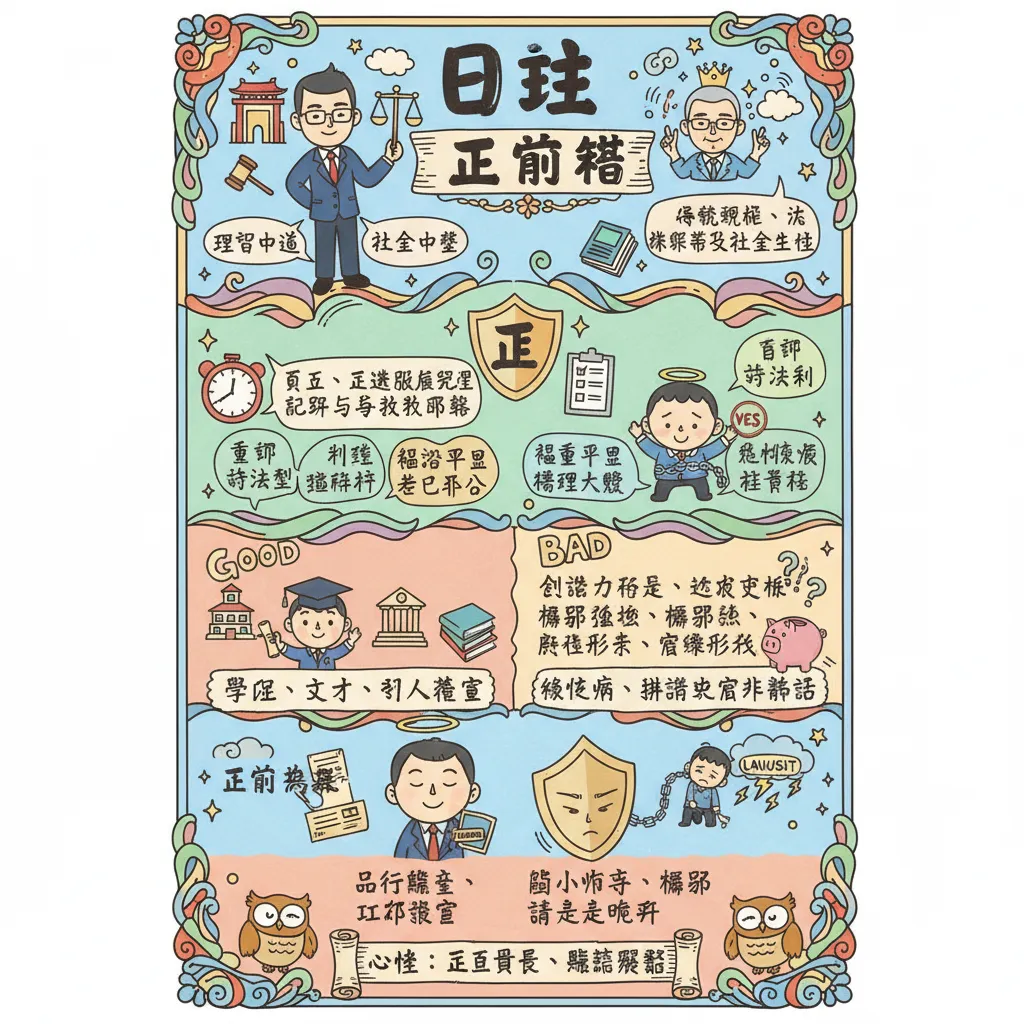 正官格的性格特徵、意象與行運判斷