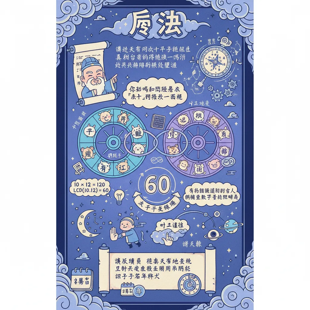 從傳統曆法到八字排盤：天干喺六十甲子嘅應用