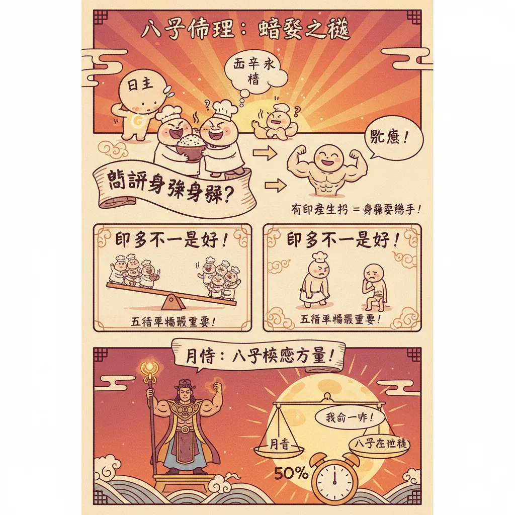 從日主與印星睇命盤旺衰，搵出喜用神關鍵