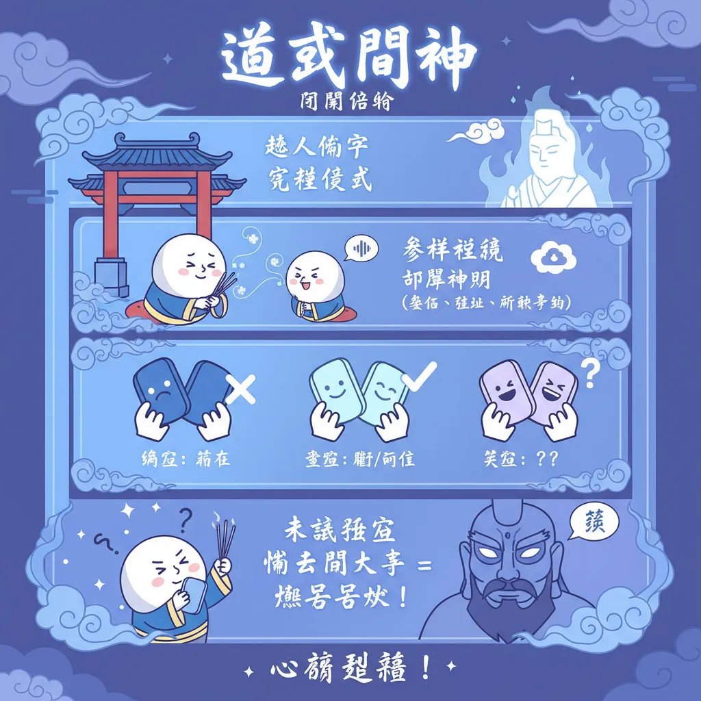 深入解構道教問神：從籤詩解讀到問神禁忌
