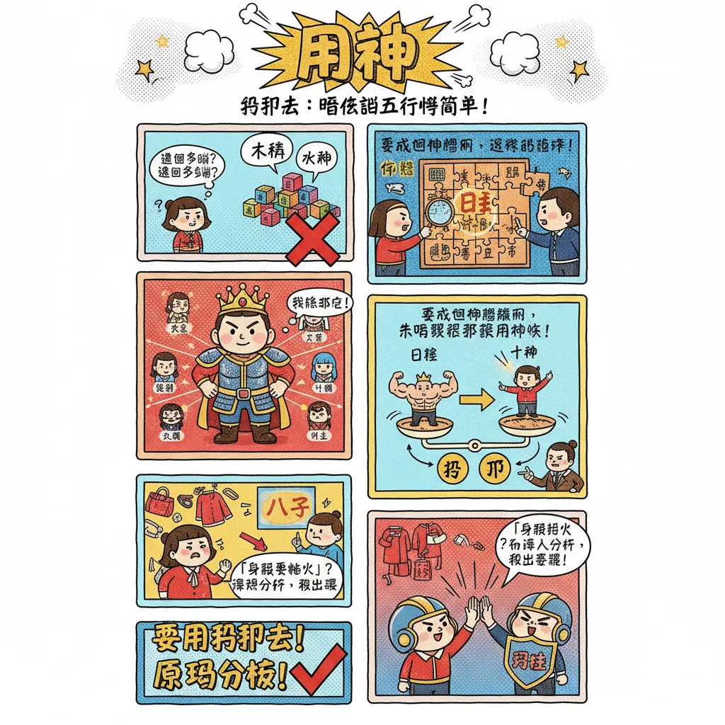 掌握扶抑法取用神技巧：解構命盤格局與流年運勢