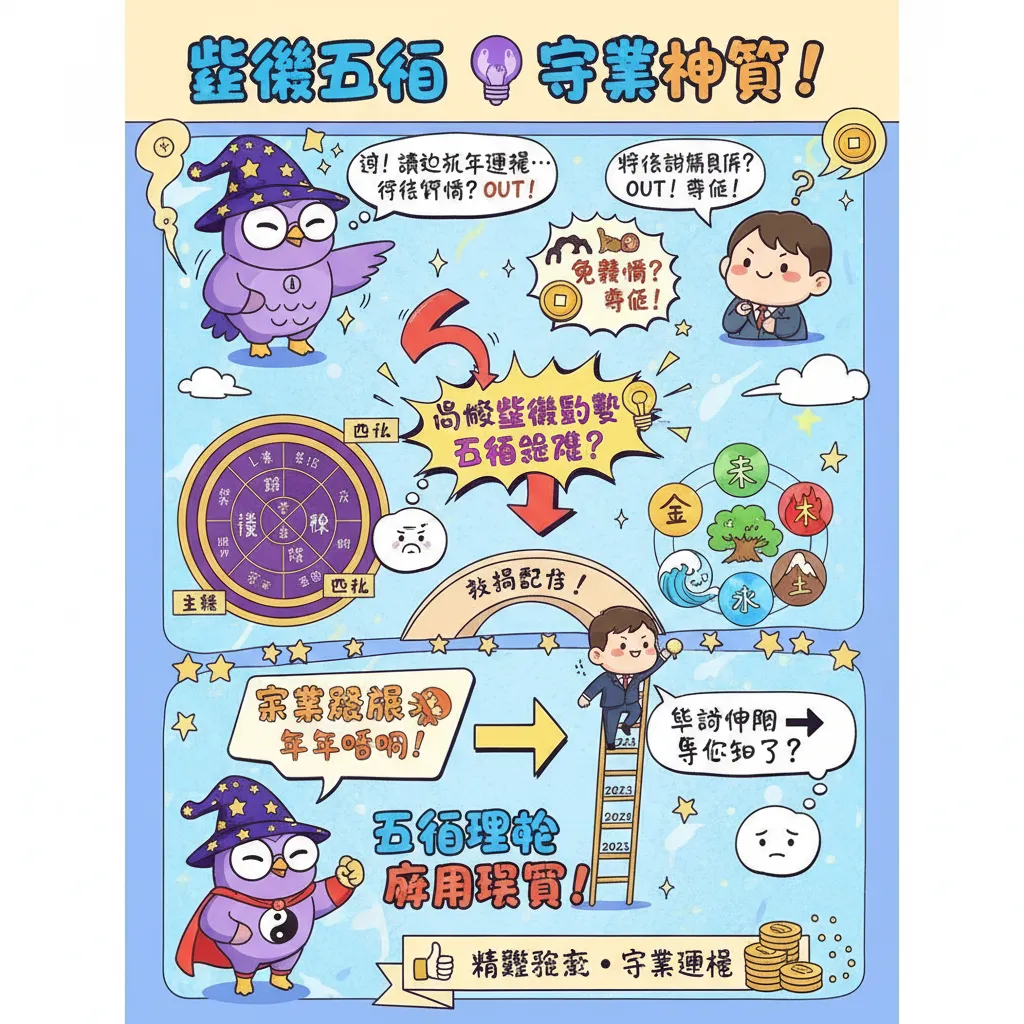 利用紫微鬥數結合五行理論，精準預測流年運程與事業發展