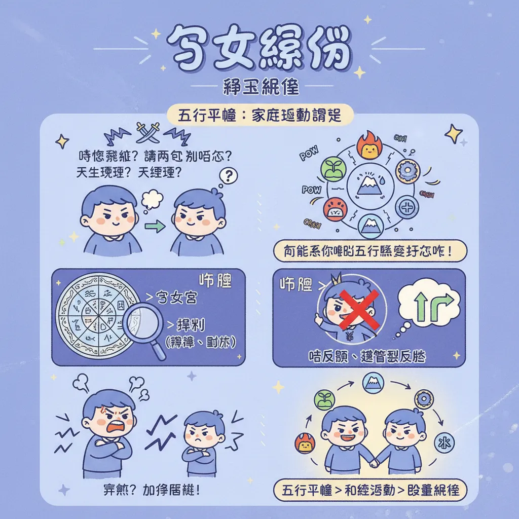 運用五行平衡智慧：改善子女緣份與家庭互動技巧