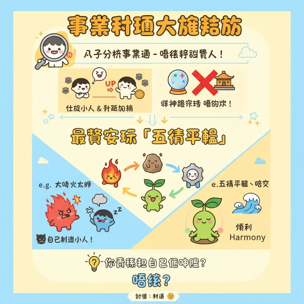 八字分析事業運：如何運用五行平衡化解小人並升職加薪？