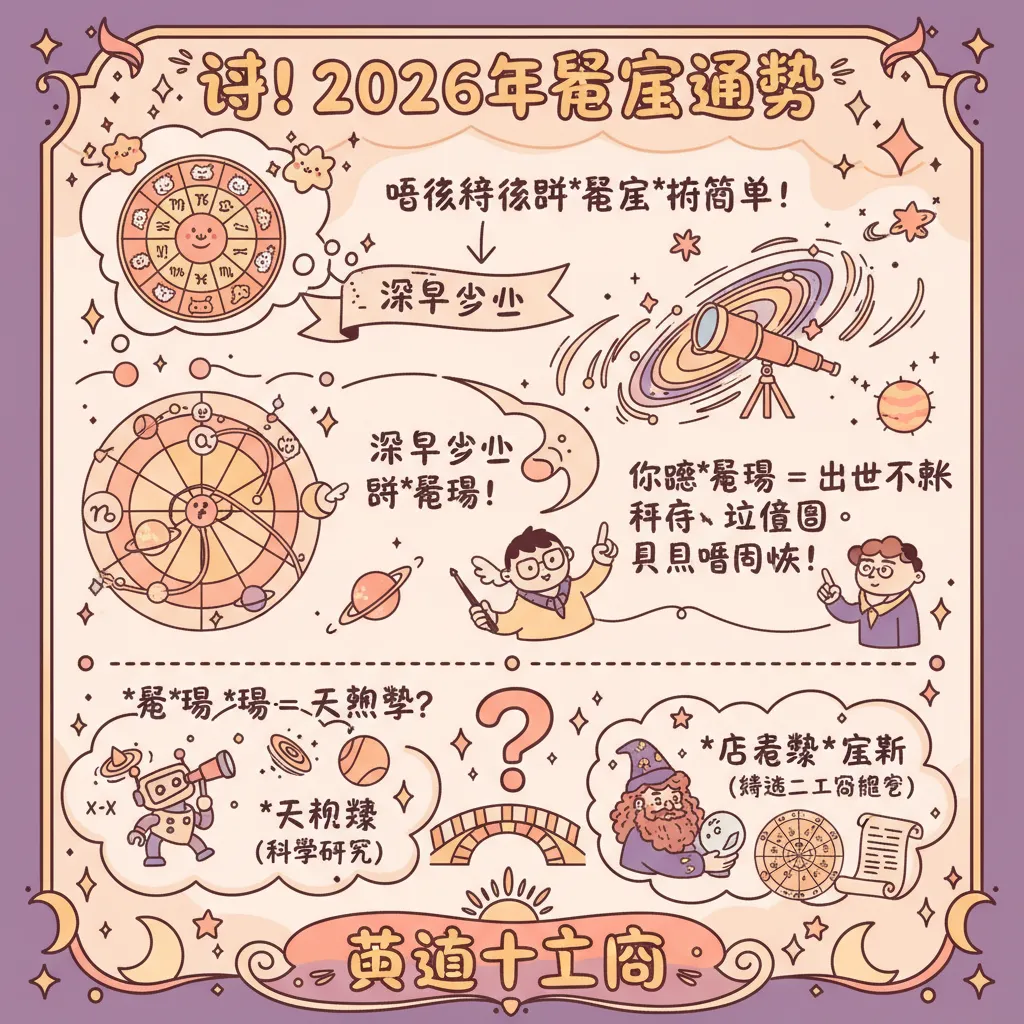 2026最新星座運勢分析：教你點睇星圖與宮位