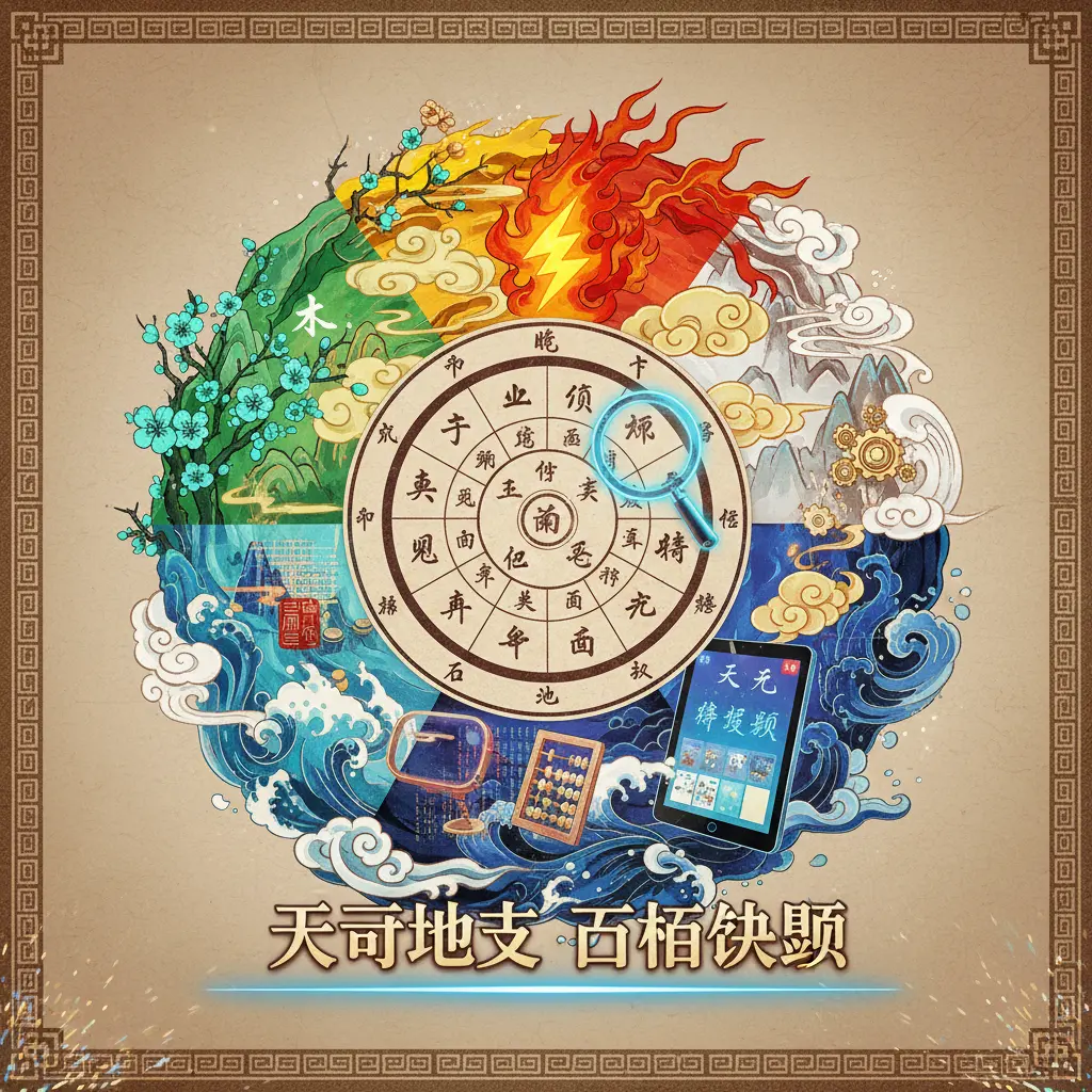 五行查詢 - 天干地支