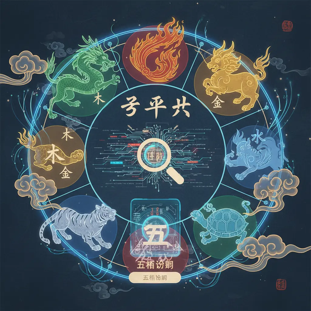 五行查詢 - 子平八字